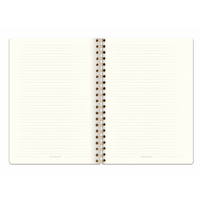 Cuaderno grande Ecocuero  Rosa con espiral