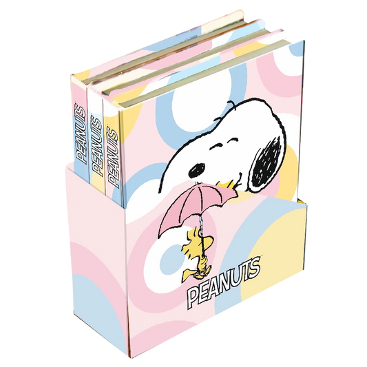 Set de Mini Cuadernos con Caja – Snoopy Pastel