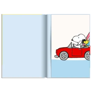 Libreta Tapa dura Mediana (cuadros) – Snoopy