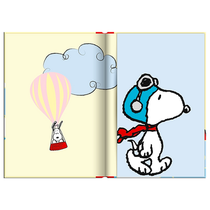 Libreta Tapa dura Mediana Snoopy Aviador