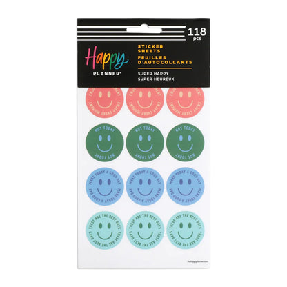 Set Stickers Super Happy