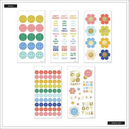 Set Stickers Super Happy