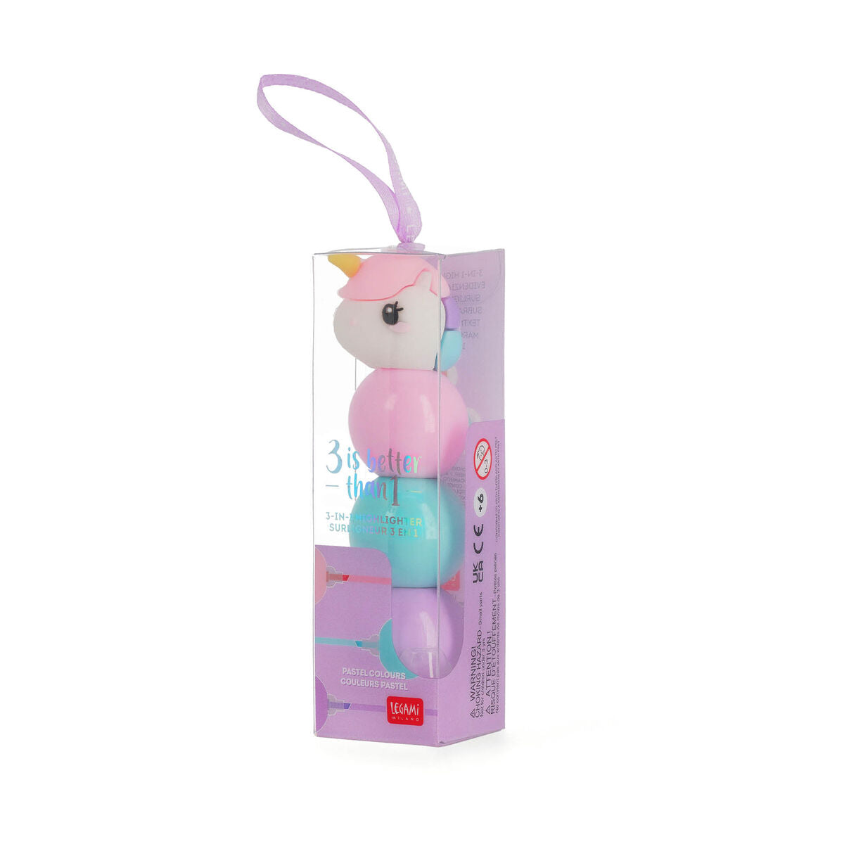 Destacador 3 en 1 Unicornio
