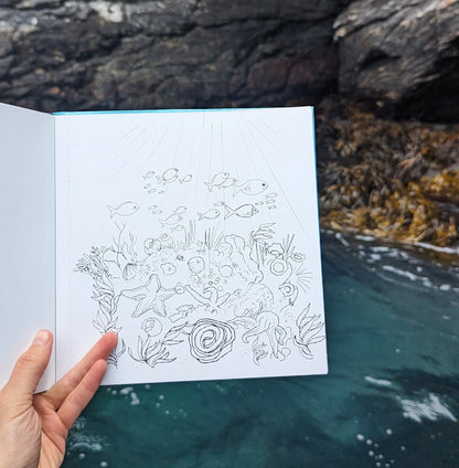 Libro para colorear: Mar de Color - Verónica Bázan