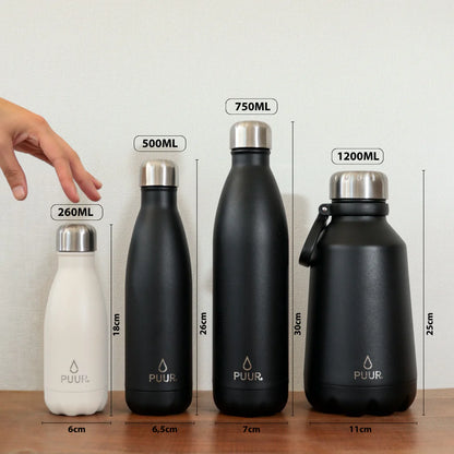 Botella Térmica Puur Bottle Wood 500 ML