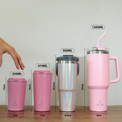 Vaso Térmico Puur Mug Onix  Hermético 470 ml