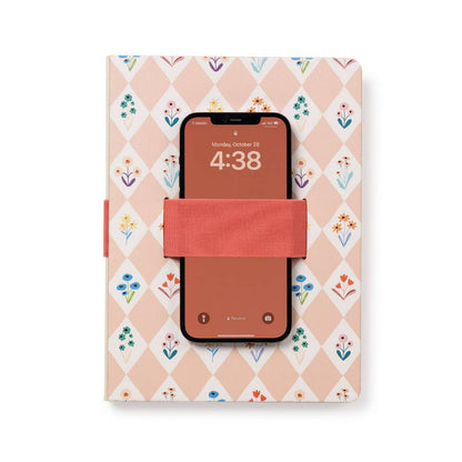 Libreta con Elástico para Celular Meadow Lane