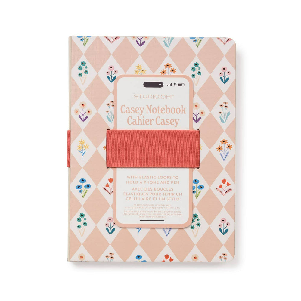 Libreta con Elástico para Celular Meadow Lane