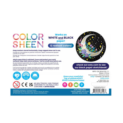 Marcadores Metálicos Color Sheen