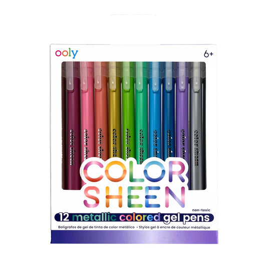 Lápices Gel de Tinta Metalizada Color Sheen