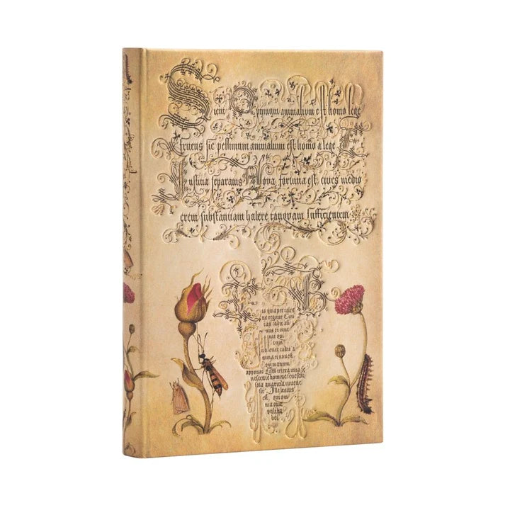 Libreta Mini Tapa Dura - Mira Botánica Rosa Flamenca