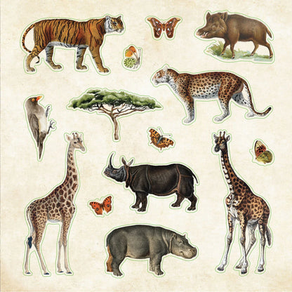 Libro de Stickers Zoológico Ephemera