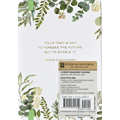 Agenda 2026 Eucalyptus 16 Meses