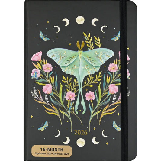 Agenda 2026 Luna Moth 16 Meses