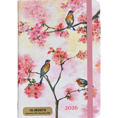 Agenda 2026 Cherry Blossoms 16 Meses
