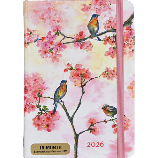 Agenda 2026 Cherry Blossoms 16 Meses