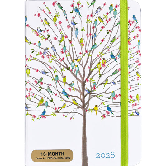 Agenda 2026 Tree of Budgies 16 Meses