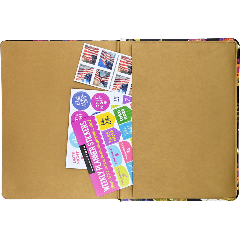 Libreta Mediana Flores Elegantes