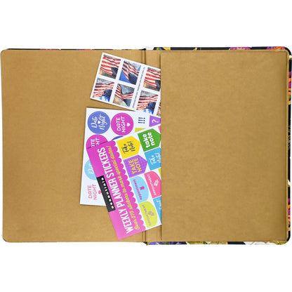 Libreta Mediana Flores Elegantes