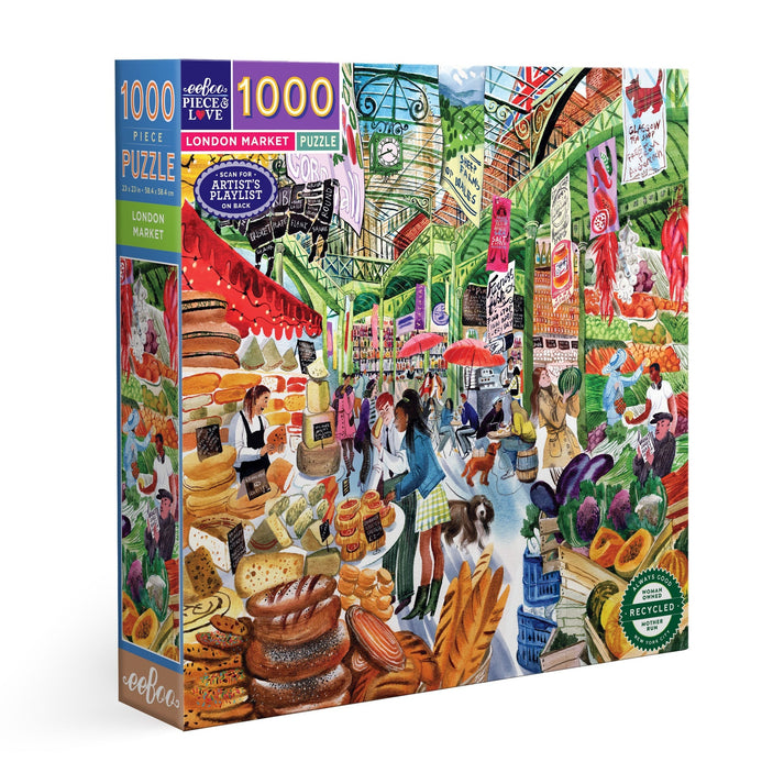 Puzzle 1000 piezas - Mercado en Londres