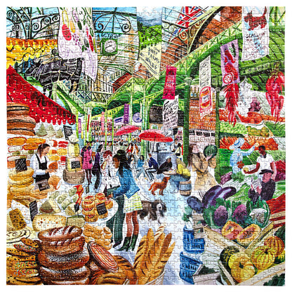 Puzzle 1000 piezas - Mercado en Londres