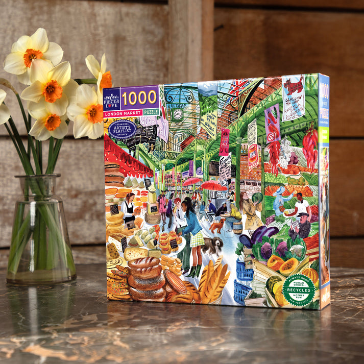 Puzzle 1000 piezas - Mercado en Londres