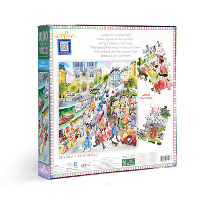 Puzzle 1000 piezas - Paris Bookseller