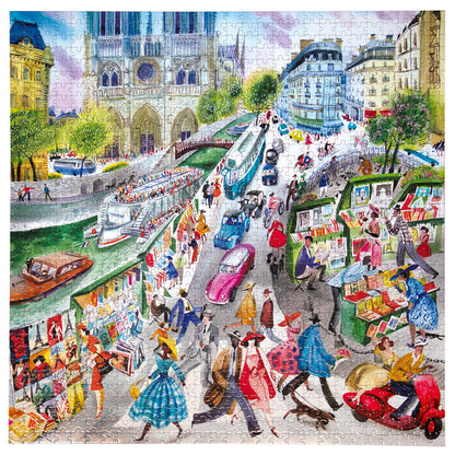 Puzzle 1000 piezas - Paris Bookseller
