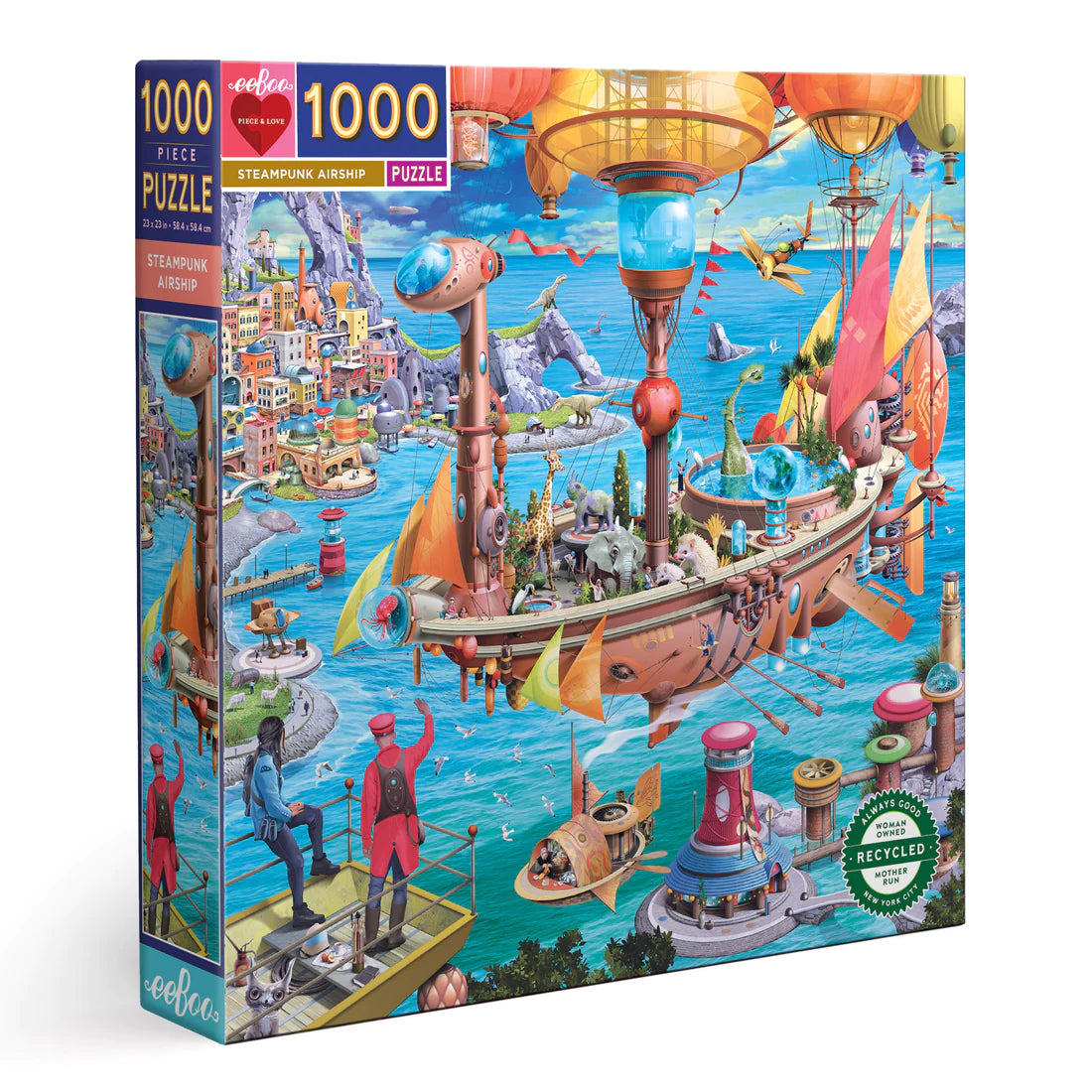 Puzzle 1000 piezas Steampunk Airship