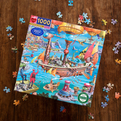 Puzzle 1000 piezas Steampunk Airship