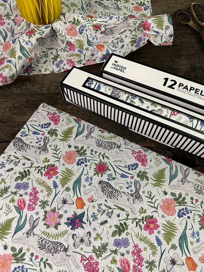 Papel Mantequilla - Garden  12 un.