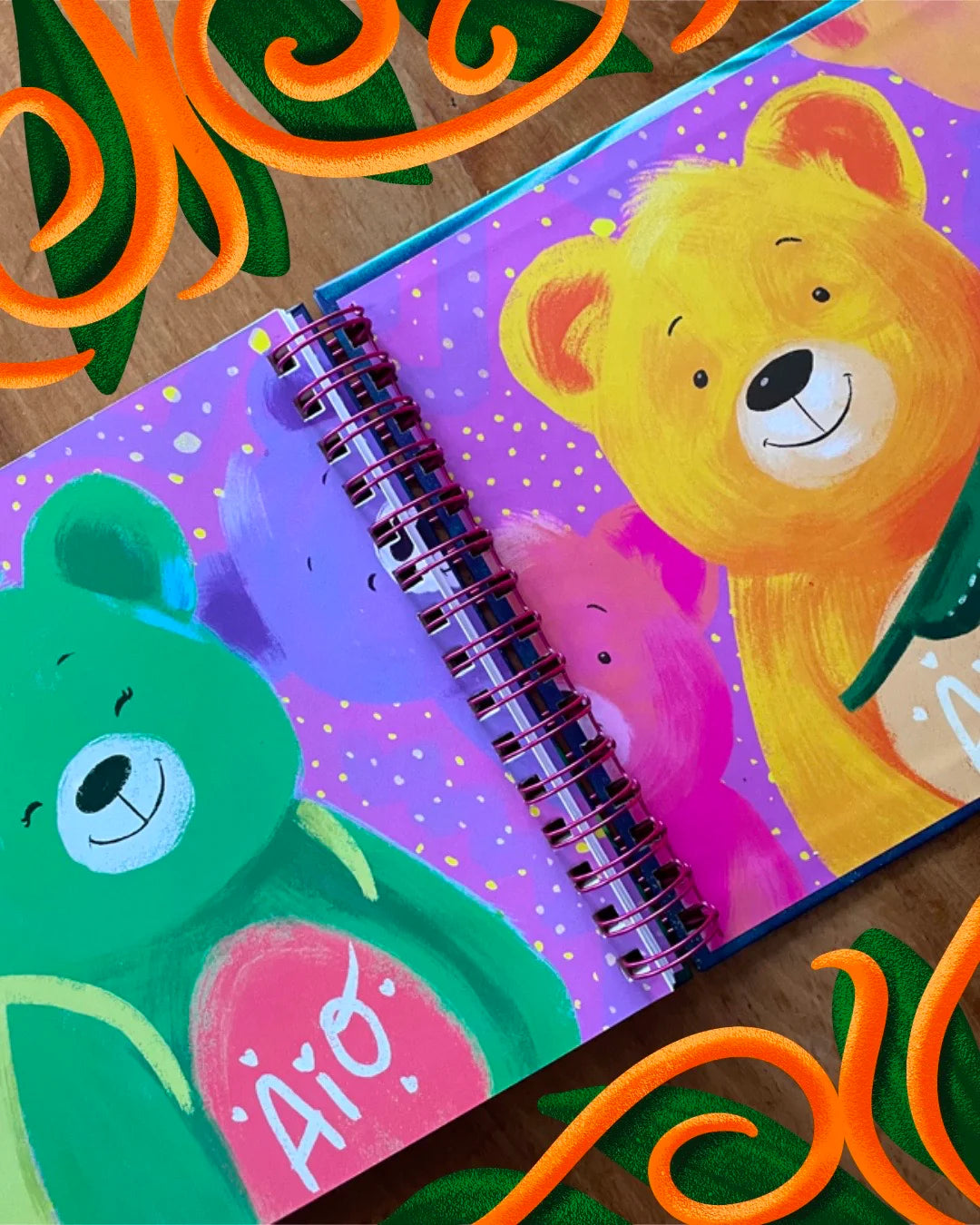Libro para colorear Patitas en Acción