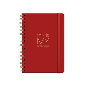 Cuaderno mediano Ecocuero My Notebook Colores