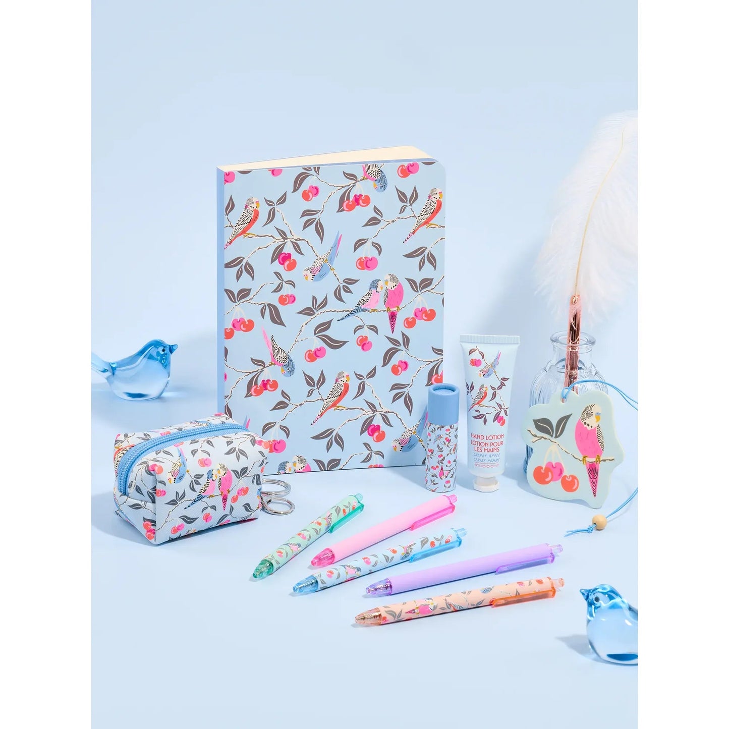 Estuche Llavero  Cerezas