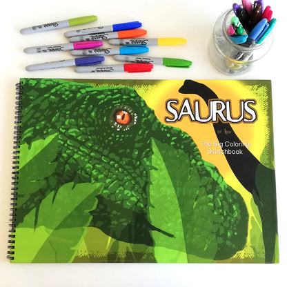 Libro para colorear Saurus