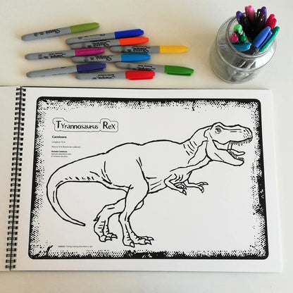 Libro para colorear Saurus