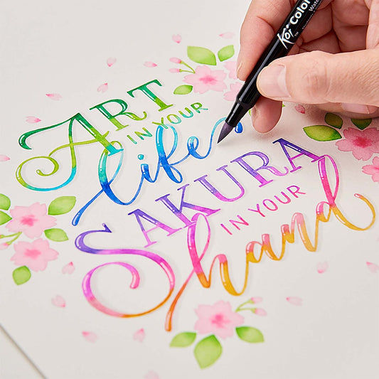 Set Plumones Acuarelables Sakura Koi Brush 24 Colores