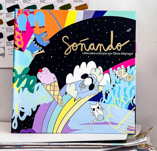 Libro para colorear: Soñando - Olivia Allamand