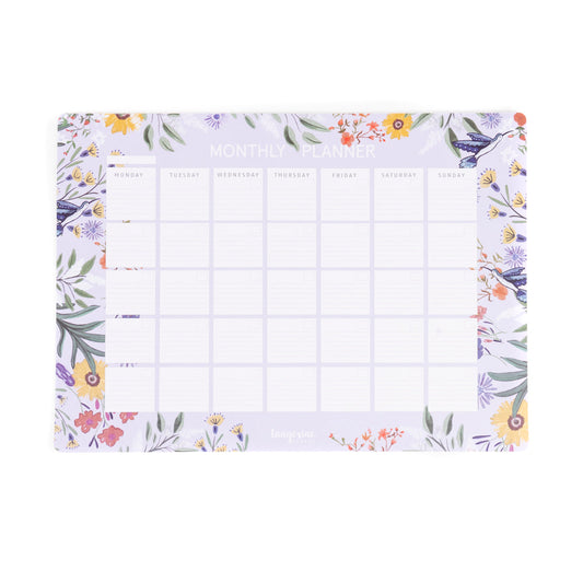 Planificador Mensual Bloom Lila