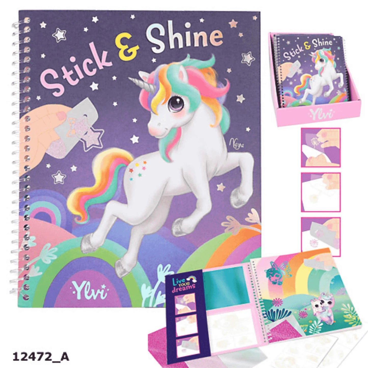 Ylvi libro para colorear Stick & Shine