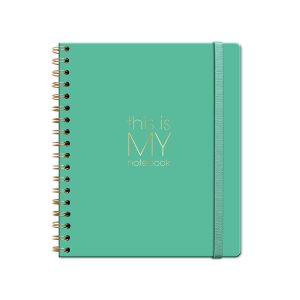 Cuaderno grande Ecocuero negro My Notebook