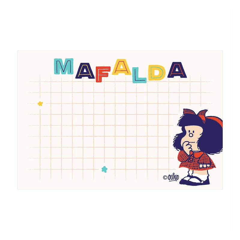 Caja de Notas con cierre Mafalda