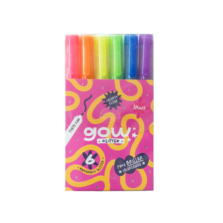 Marcadores Gow Glitter