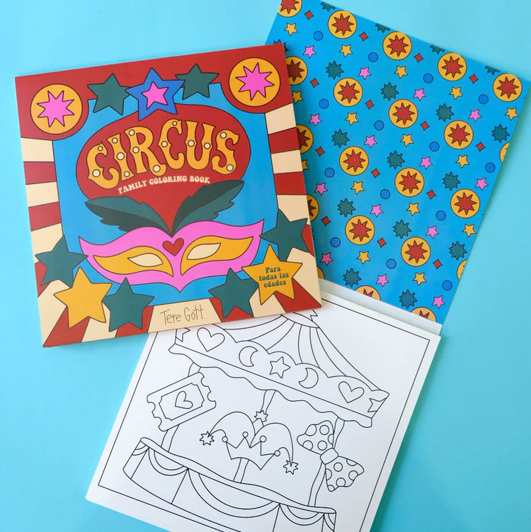 Libro para colorear Circus