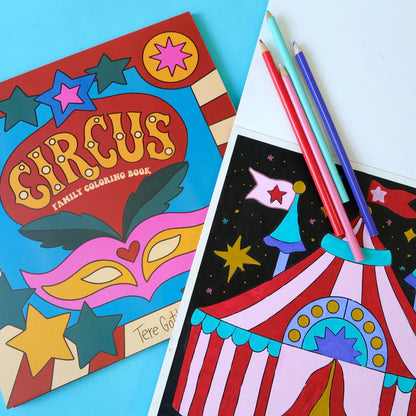 Libro para colorear Circus
