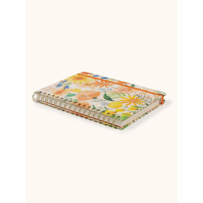 Planificador Sin Fecha Tri-Tab Bold Blossoms
