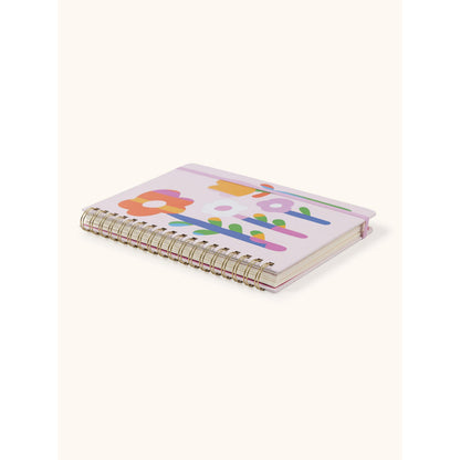 Planificador Sin Fecha Tri-Tab Faire Flowers