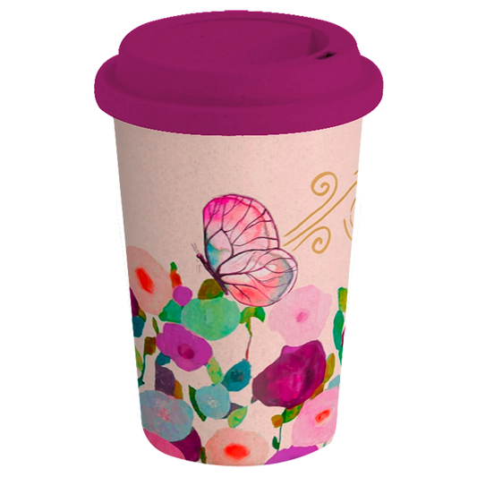 Vaso Ecológico de Bambú 350 ml – Butterfly