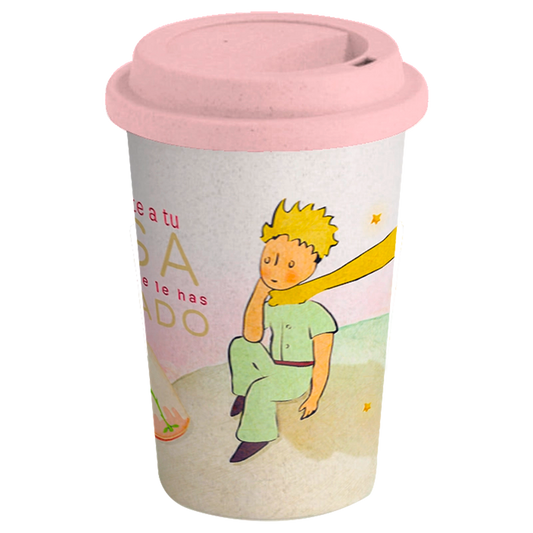 Vaso Ecológico de Bambú 350 ml – Le Petit Prince Rosa