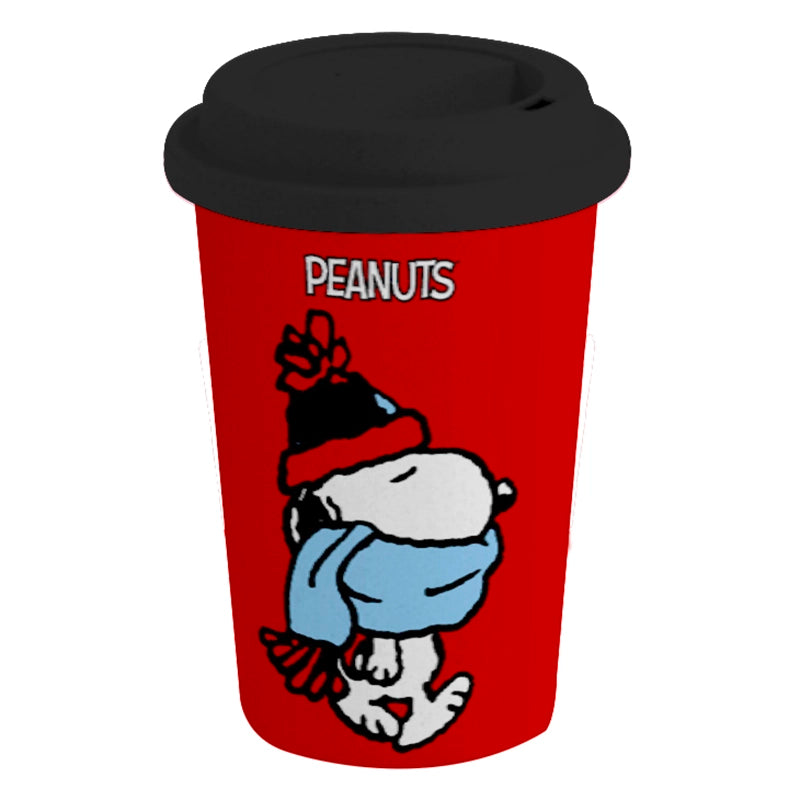 Vaso Ecológico de Bambú 475 ml – Snoopy con Bufanda